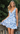 Blue Bloom Tiered Ruffle Floral Sundress CRTJ0625-008
