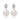 Faux Pearl & Marquise Cubic Zirconia Drop Earrings AAA2079