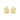 Gold Plated Leaf Cubic Zirconia Stud Earrings AAA2263