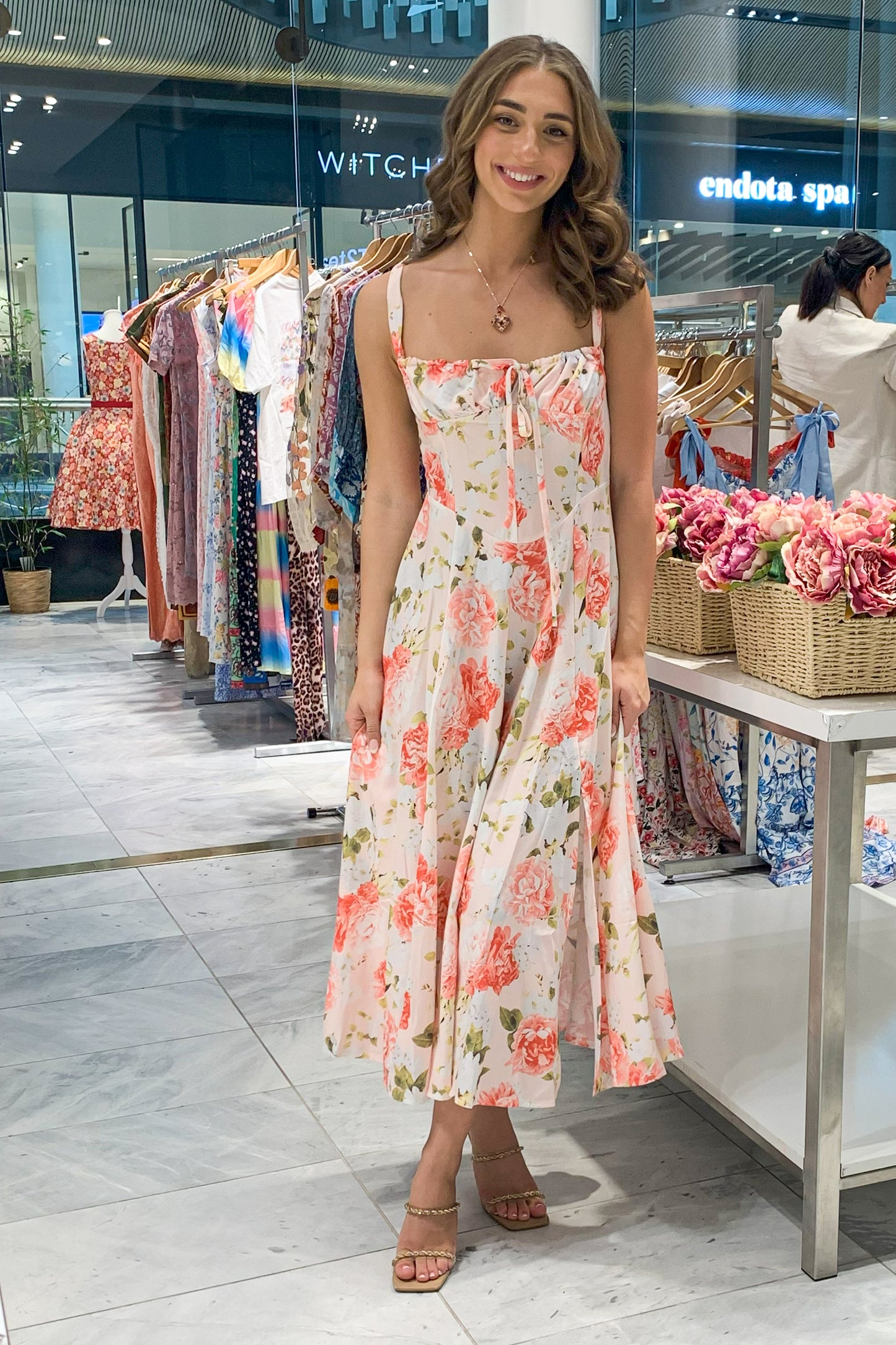 Elegant Floral Maxi Dress CR1124-007