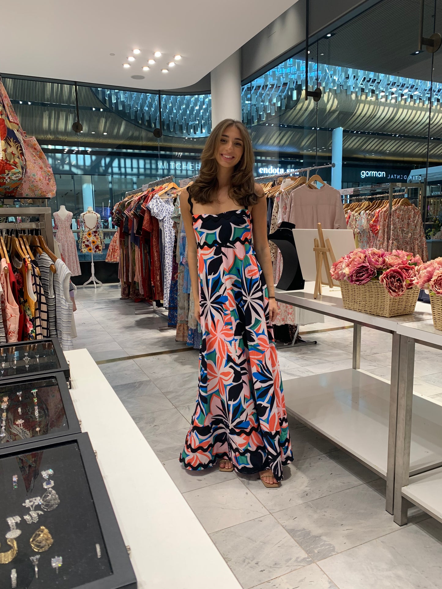 Vibrant Floral Maxi CR1124-038