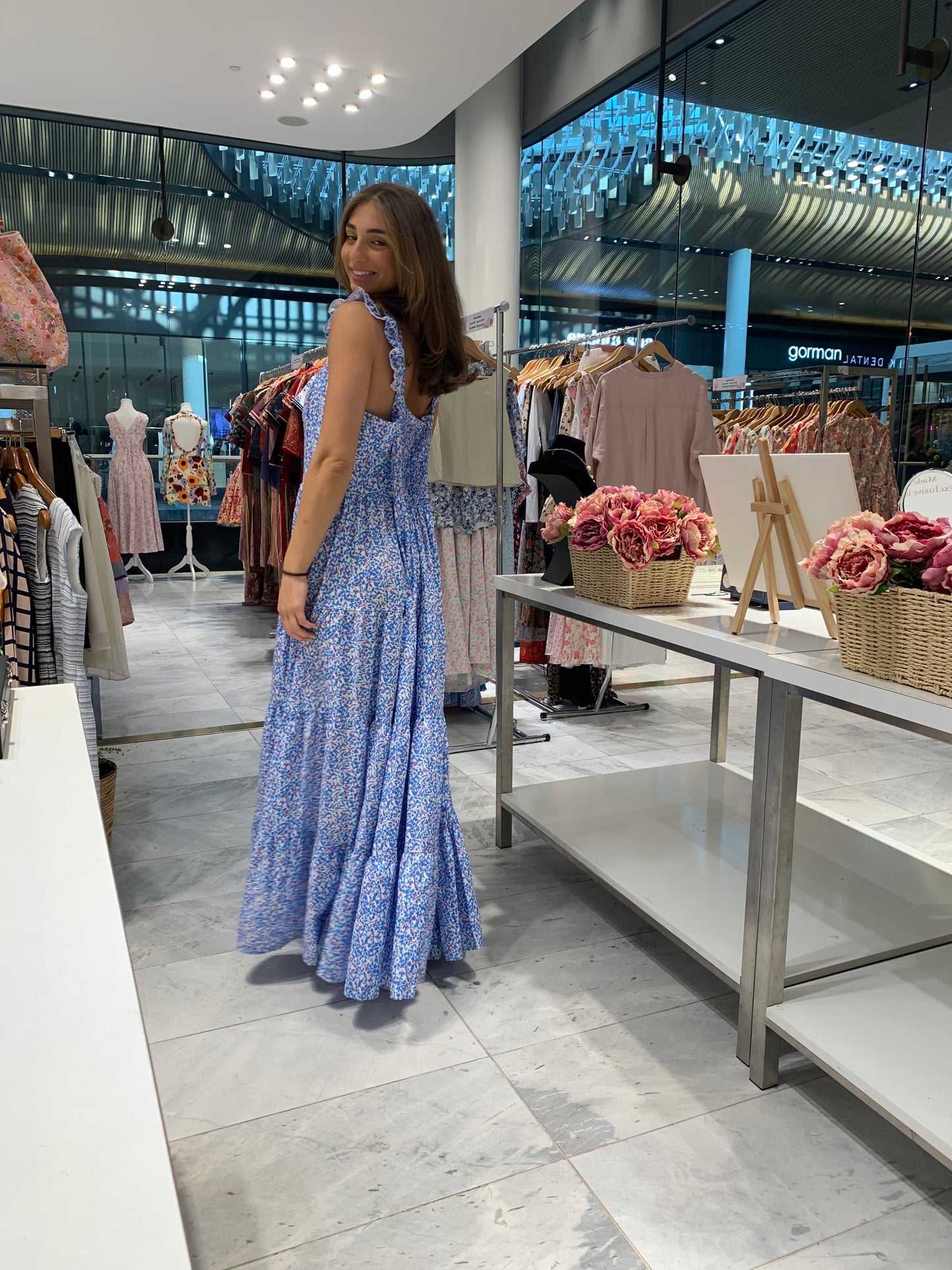 Blue Blossom Elegance Maxi CR1124-039
