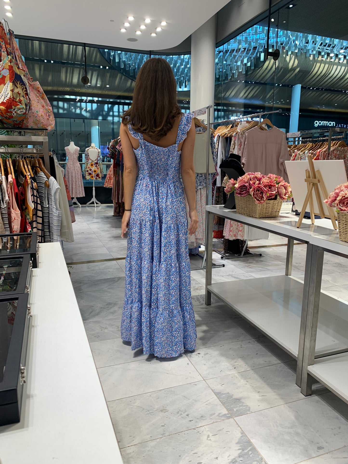 Blue Blossom Elegance Maxi CR1124-039