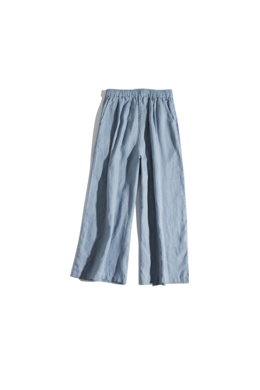 Casual High-Waist Wide-Leg Linen Pants CRLinen1124-036