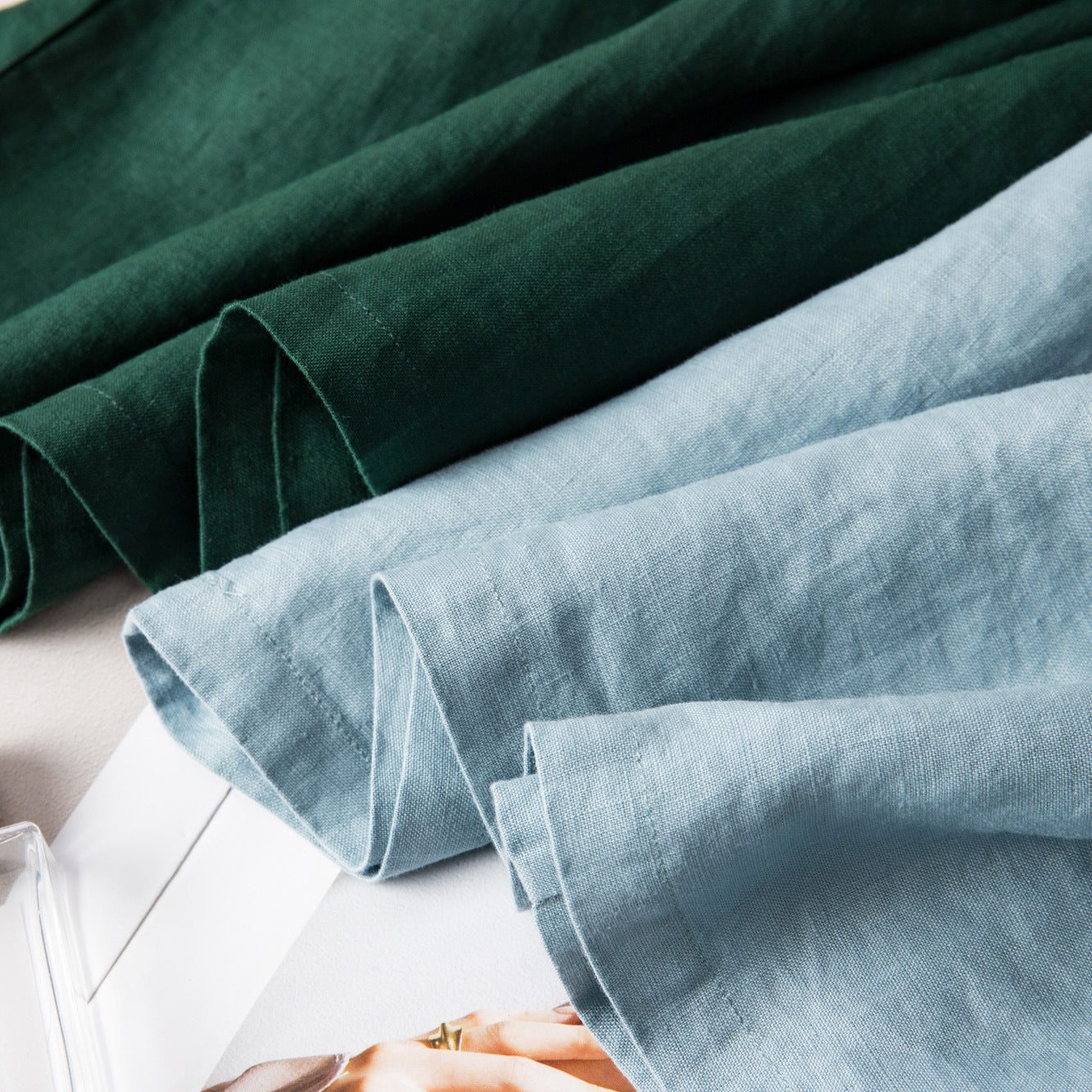 Casual Linen Dress with Belt CRLinen1216-148