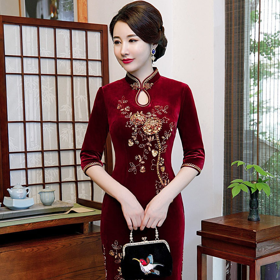 Qi Pao Cheongsam/ Evening Dresses/ Mother of The Bride or Groom