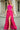 Hot Pink Ruffle Halter Gown with High Slit CRTJ0625-06