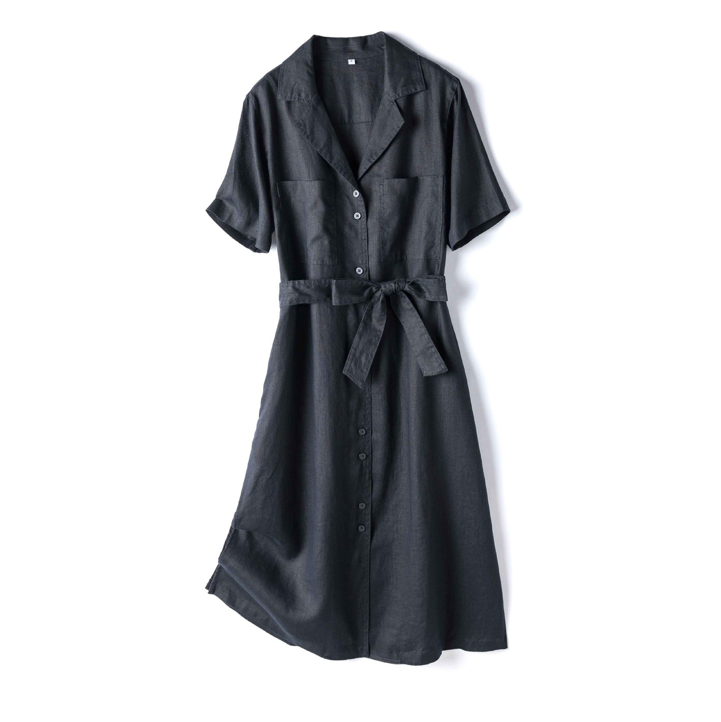 Belted Linen Midi Shirt Dress CRLinen1216-139 Special Group Sale Ends 27.3.26 Free Post