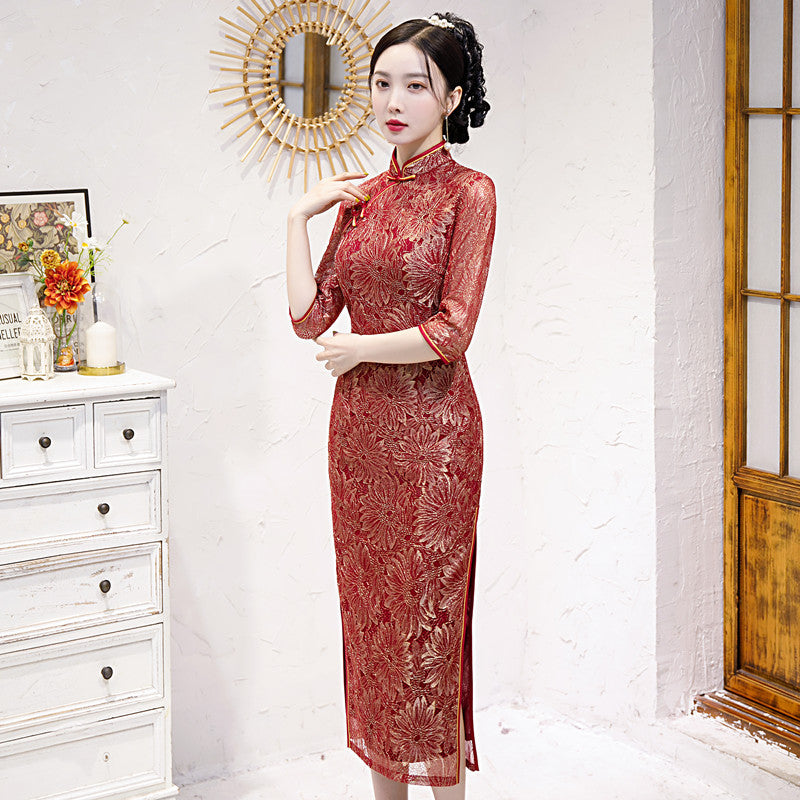 Qi Pao Cheongsam/ Evening Dresses/ Mother of The Bride or Groom