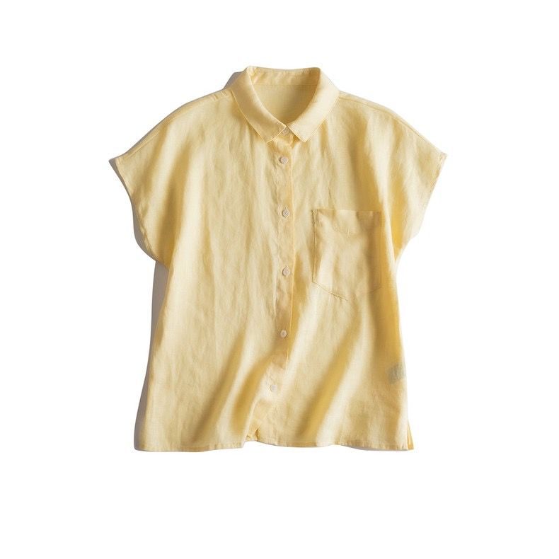 Casual Linen Button-Up Shirt CRLinen1216-012