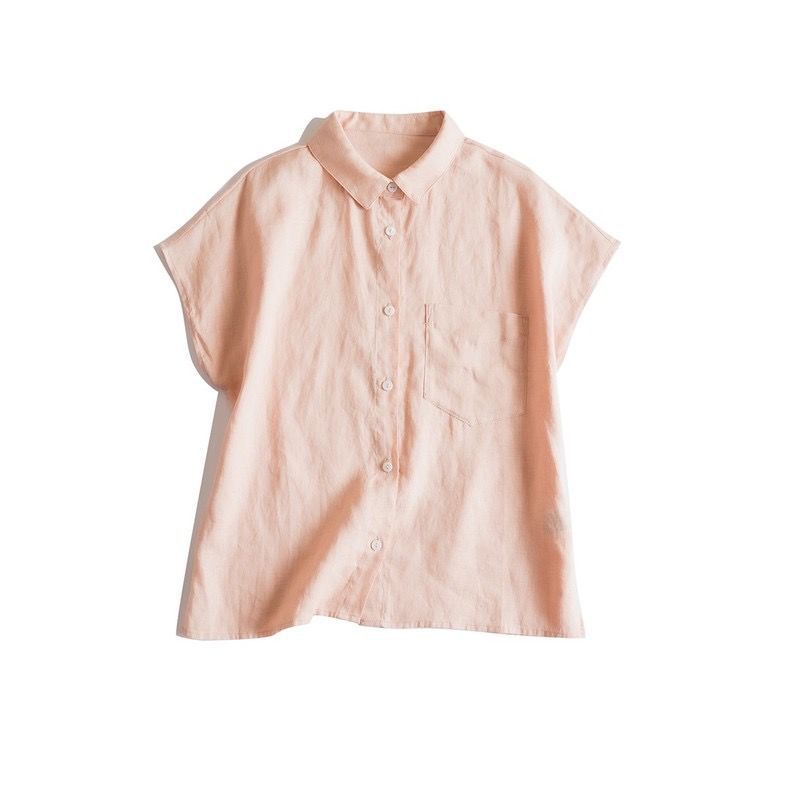 Casual Linen Button-Up Shirt CRLinen1216-012