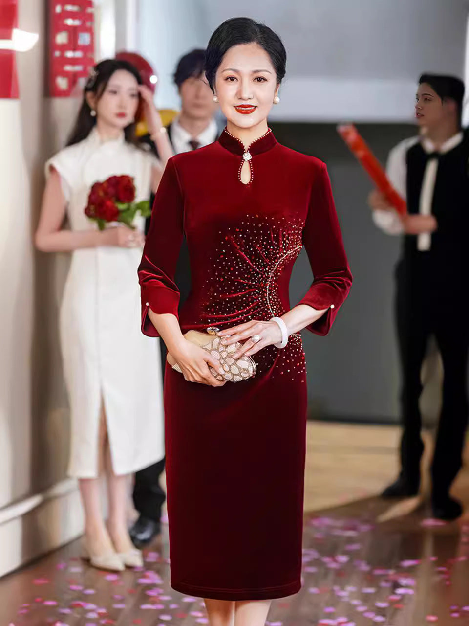 Qi Pao Cheongsam/ Evening Dresses/ Mother of The Bride or Groom