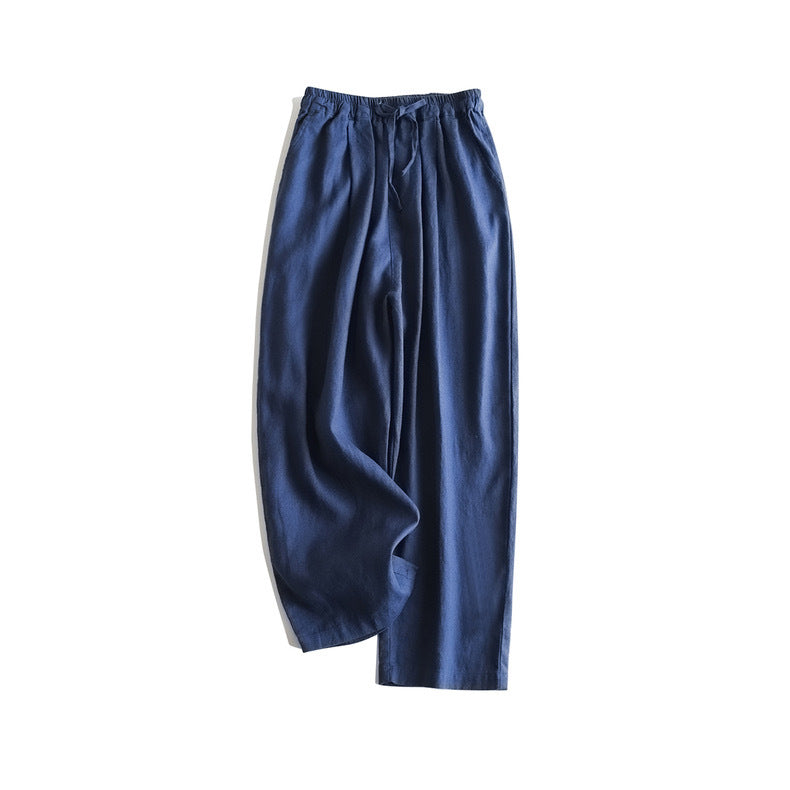 Casual Loose Linen Wide-Leg Pants CRLinen1216-111
