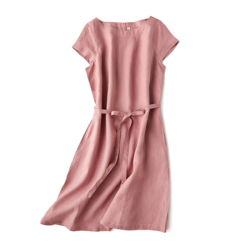 Linen Midi Dress CRLinen1216-039