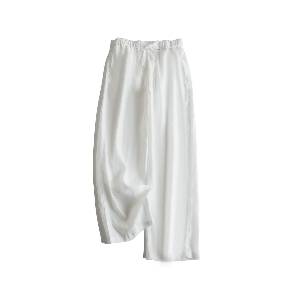 Premium 100% French Linen Wide-Leg Pants CRLinen1124-007-KK4059 Draft