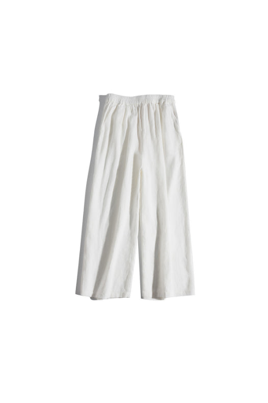 Casual High-Waist Wide-Leg Linen Pants CRLinen1124-036