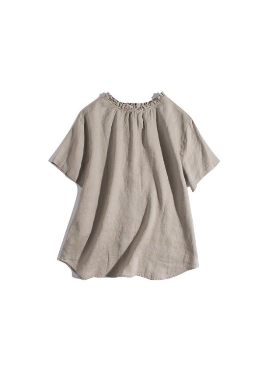Premium 100% Linen Blouse CRLinen1124-029 D