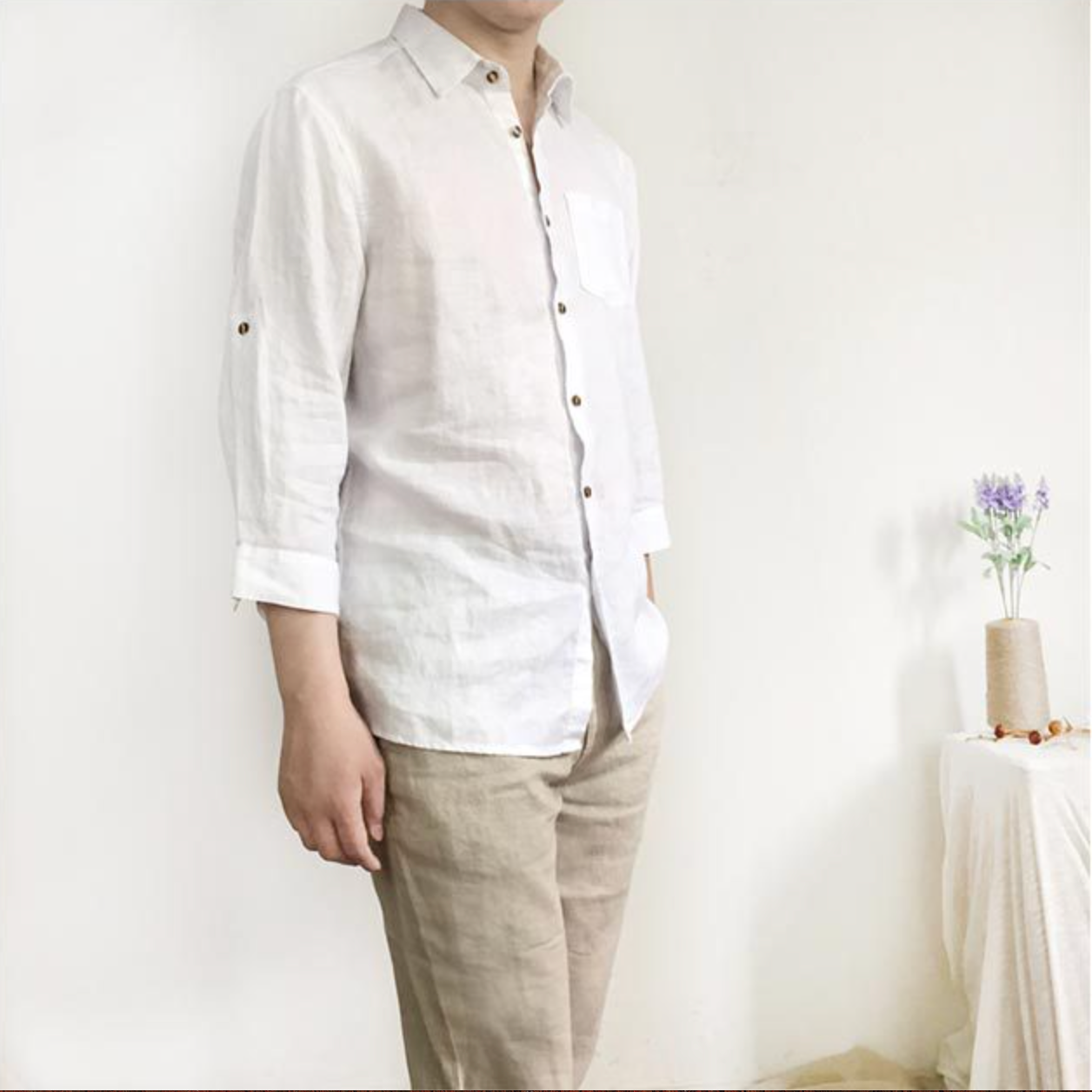 100% Pure Linen Fabric Free Post