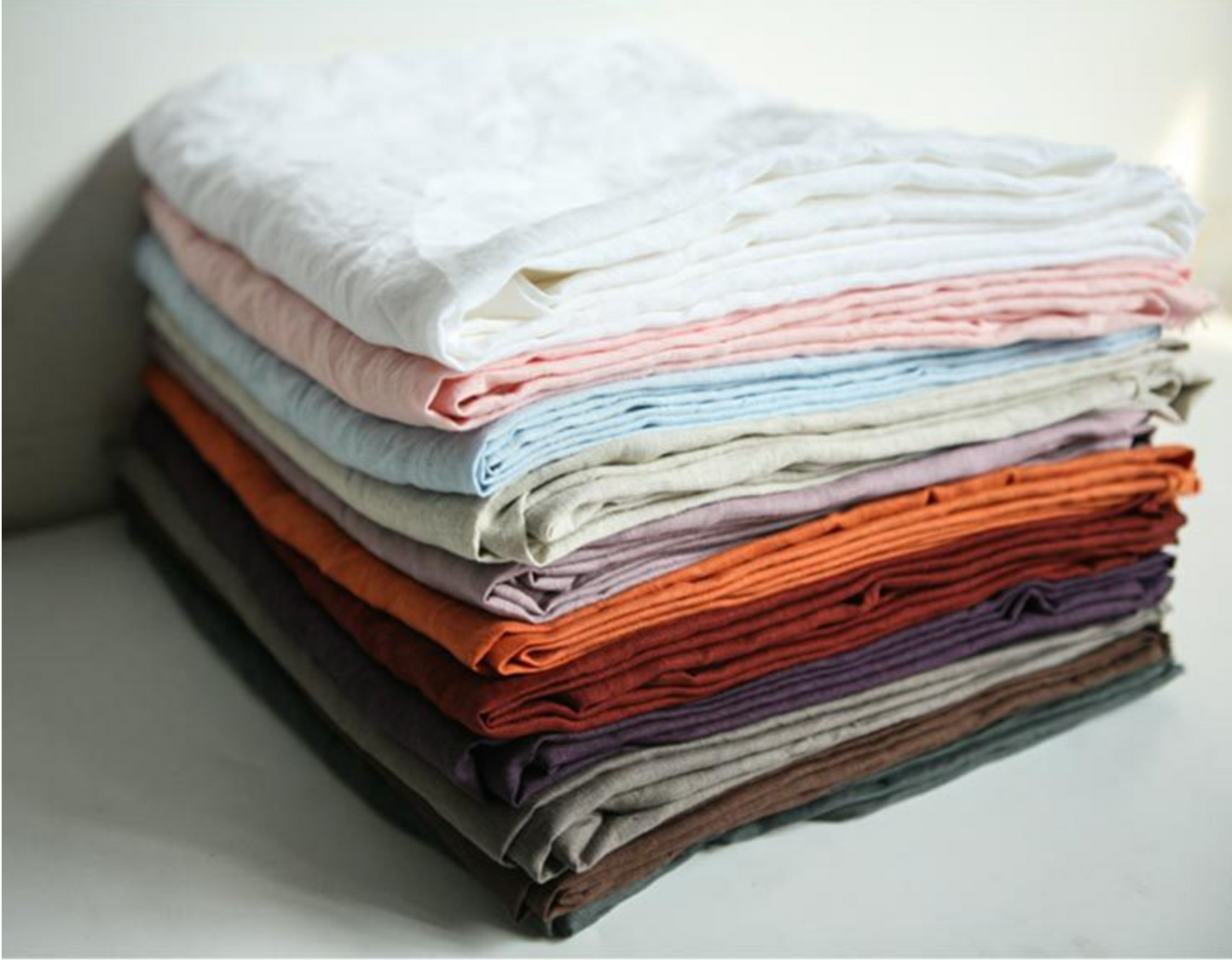 100% Pure Linen Fabric Free Post