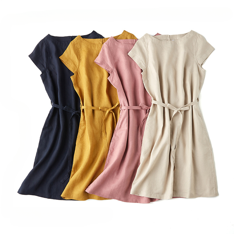 Linen Midi Dress CRLinen1216-039
