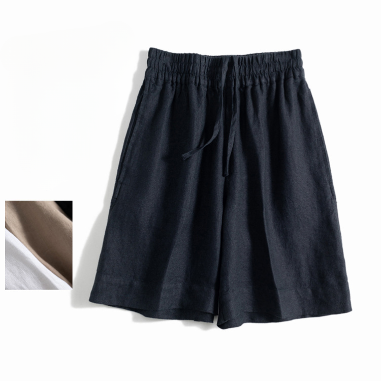 Casual Linen Drawstring Shorts CRLinen1216-079